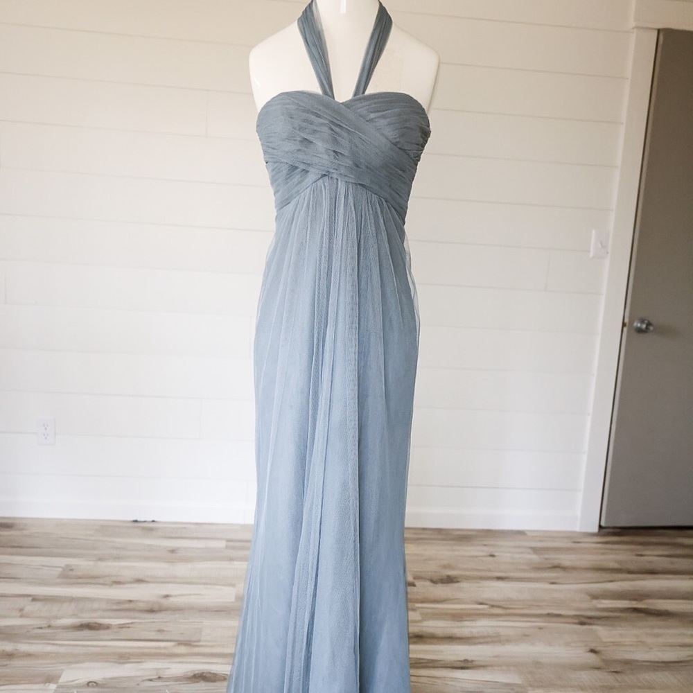 Jenny Yoo Grey tulle dress